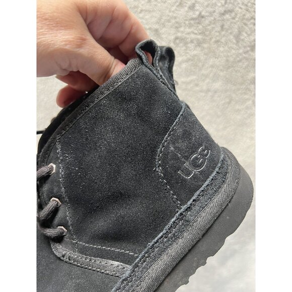 Kids UGG Neumel II Ankle Boots - Black Suede, Size 1 US [1017320K] Snow Winter - Picture 5 of 9